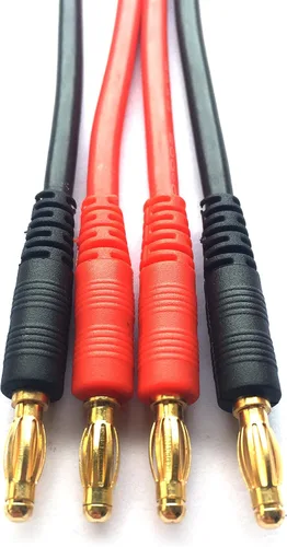 Miniatura 5 de 2 unids EC5 conector macho a 0.157 in Bullet Banana Plugs 12AWG Cable adaptador de plomo para cargador de batería RC