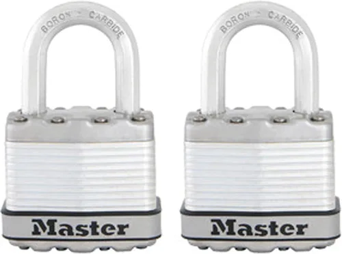 Miniatura 8 de Master Lock M1XQ Magnum - Candado resistente con llave, paquete de 4
