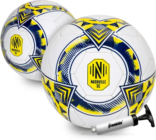 Miniatura 20 de Franklin Sports Pelotas de fútbol oficiales del equipo MLS - Balones de fútbol oficiales tamaño 5 - Balón de fútbol de tamaño y peso reglamentario