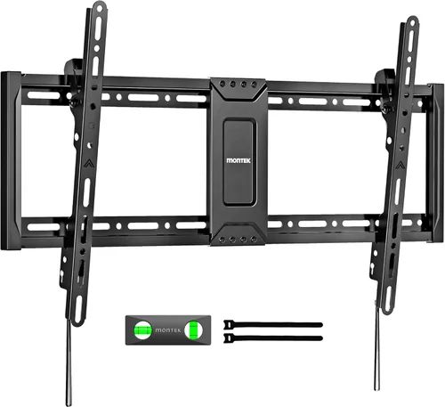 Miniatura 12 de monTEK Soporte de pared fijo resistente para televisores de 37 a 90 pulgadas, soporte ultra delgado de perfil bajo de 1.1 pulgadas, capacidad de 200
