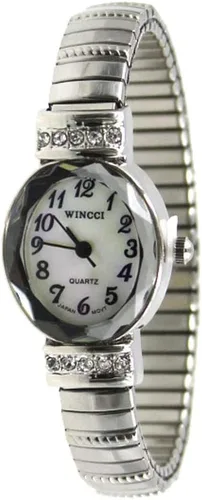 Miniatura 3 de Reloj de pulsera para mujer con esfera ovalada y detalle de cristal