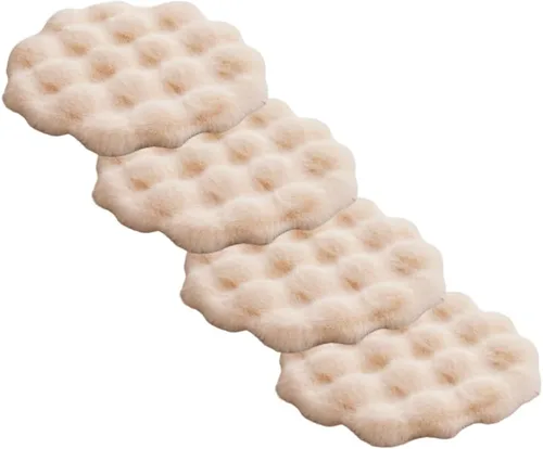 Miniatura 8 de SHENGOCASE Paquete de 2 Cojines Ovalados de 11" x 15" de Piel Sintética de Conejo de Repuesto para Condominio de Gato. Cojín Almohadilla Colchoneta