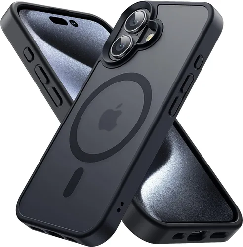 Miniatura 24 de Funda magnética diseñada para iPhone 11 Pro Max, [probada en caídas de grado militar] [compatible con MagSafe] Funda protectora delgada translúcida