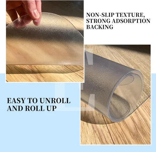 Miniatura 4 de Tonaus Alfombrilla para Silla de Suelo Duro Alfombrilla para Silla de Oficina Alfombrillas para Escritorios Grande 48"×36" (3'x4'), Protector
