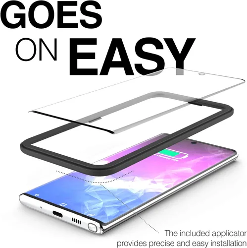 Miniatura 3 de magglass Protector de pantalla de privacidad para Galaxy Note 10, resistente a las huellas dactilares, protector de vidrio templado para Samsung