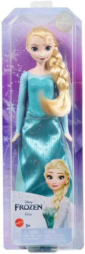 Miniatura 7 de Mattel Muñecas Disney Princess, Muñeca posable de Elsa de moda con ropa y accesorios característicos, juguetes de la película Frozen de Disney