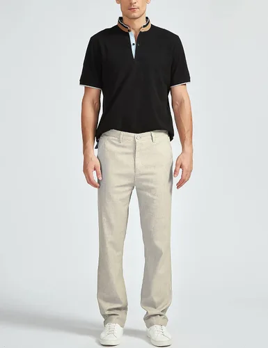 Miniatura 3 de GAVIN BLEU Polo de manga corta con cuello en V para hombre
