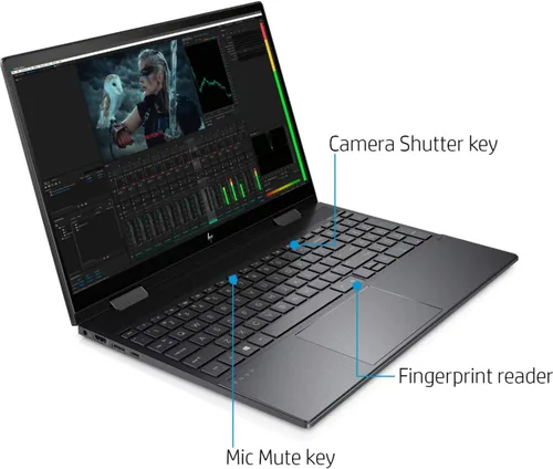 Miniatura 8 de Laptop HP Envy x360 2020 2 en 1, pantalla táctil Full HD de 15.6 pulgadas, procesador AMD Ryzen 5 4500U de hasta 4.0 GHz, memoria de 8 GB, SSD PCIe