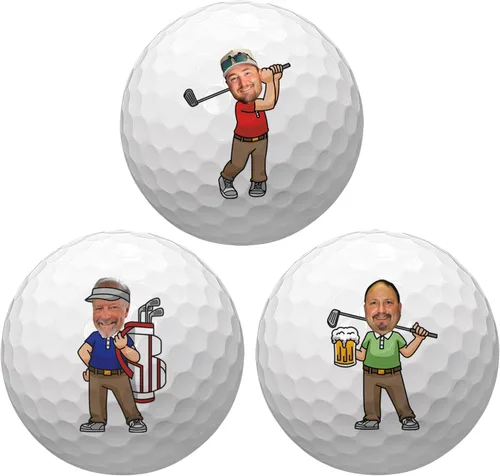 Miniatura 21 de Pelotas de golf personalizadas de With Love From Julie para hombres - Bolas de golf personalizadas - Regalos personalizados de bolas de golf