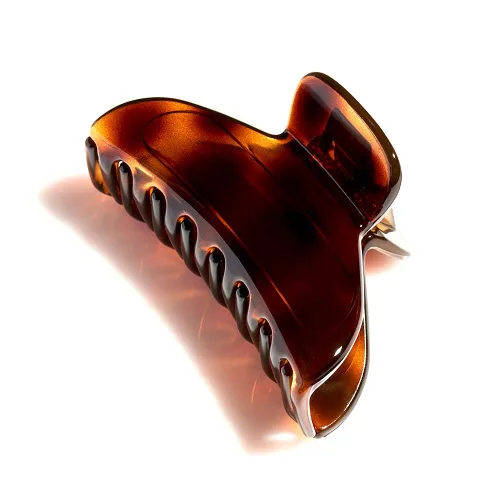 Miniatura 3 de Bellefixe Clip de mandíbula de acetato premium de 2.8 in (negro)
