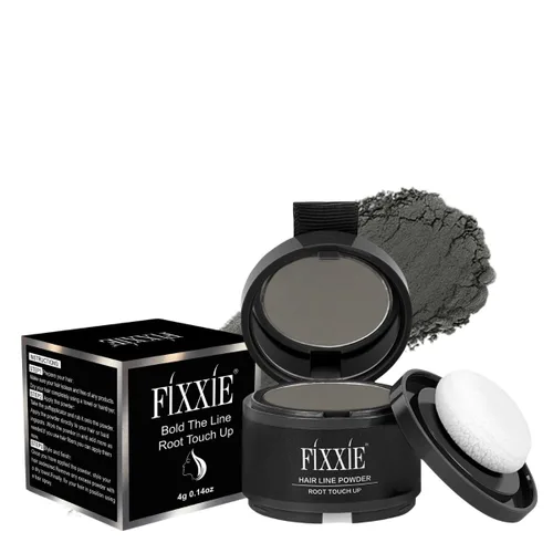 Miniatura 14 de Polvo de línea capilar para retoque de raíz negra, corrector de pérdida de cabello instantánea para cabello delgado, resistente al viento y al