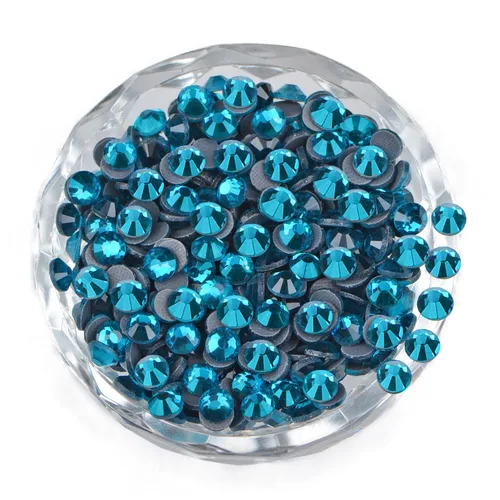 Miniatura 17 de LPBeads 10000 unidades de diamantes termoadhesivos SS6 amatista con parte trasera plana, gemas de diamantes de imitación de cristal redondas