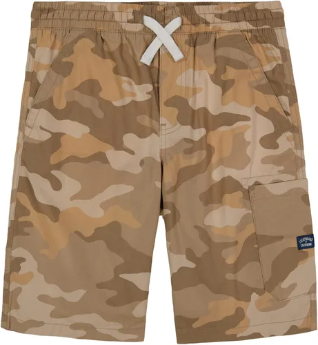 Lucky Brand Pantalones cortos tipo cargo para niños, cierre de cordón, camuflaje crema irlandés GC04, 5, Camuflaje Crema Irlandesa