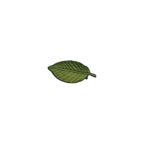 Miniatura 5 de Horquilla para el cabello con bordado en forma de hoja para niñas, pasadores para el cabello BW06 (2 unidades, verde)