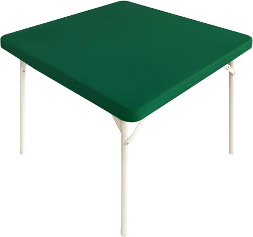 Miniatura 58 de Mantel elástico para mesa auxiliar de cóctel, ajustable de elastano, tamaño pequeño, para mesa auxiliar, 24 x 24 pulgadas, color beige