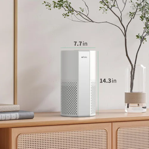 Miniatura 11 de Afloia Purificador de aire para el hogar, filtro lavable 4 en 1 para alergias, cubre hasta 1076 pies cuadrados, funcionamiento silencioso, apagado