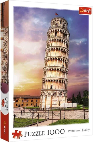 Miniatura 7 de TREFL Rompecabezas de 1000 piezas, torre de Pisa, rompecabezas de la torre inclinada de Pisa, rompecabezas de Italia de la Toscana, rompecabezas