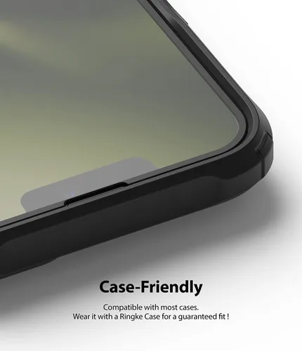 Miniatura 9 de Ringke Protector de pantalla de vidrio de cubierta completa compatible con iPhone 13 Mini, antiarañazos, compatible con fundas, cobertura completa
