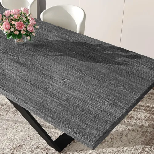 Miniatura 9 de YENHOME Papel de contacto de madera gris para encimeras de despegar y pegar, envoltura de vinilo de madera para armarios, muebles, 17.7 x 118