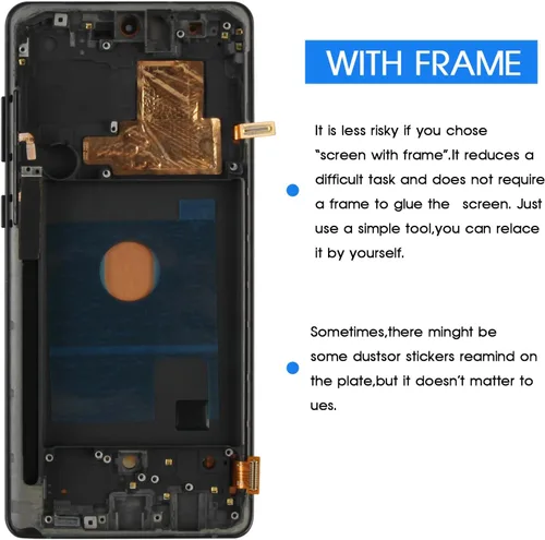 Miniatura 3 de OLED - Pantalla de repuesto para Samsung Galaxy Note 10 Lite con marco para Samsung Note 10 Lite N770F N770F/DS, pantalla LCD, pantalla táctil