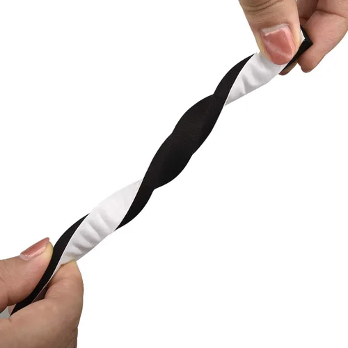 Miniatura 9 de TamBee Cinta de espuma de 1/2 pulgada de ancho x 1/4 pulgadas de grosor, tira de espuma de alta densidad, tira de sellado de goma autoadhesiva de 26