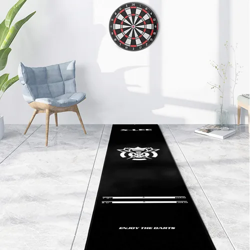 Miniatura 7 de WL&ALLEN Alfombrilla de dardos profesional y fresca antideslizante Negro