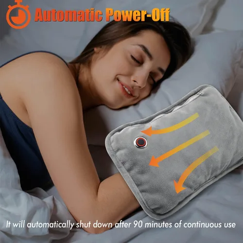 Miniatura 6 de Hand Warmers Rechargeable, 10000mAh Electric Heated Gloves Portable Graphene Handwarmers Pouch with 3 Levels & Double-Sided Heating for Hunting