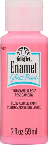 Miniatura 35 de FolkArt Pintura esmaltada para vidrio y cerámica en varios colores (2 onzas), 4013, grano de café Granos de café