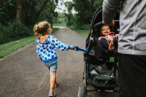 Miniatura 5 de Tagalong - Accesorio de cochecito para la seguridad de los niños Los niños pequeños deben tener para mantener a los niños cerca Accesorio de Rosa