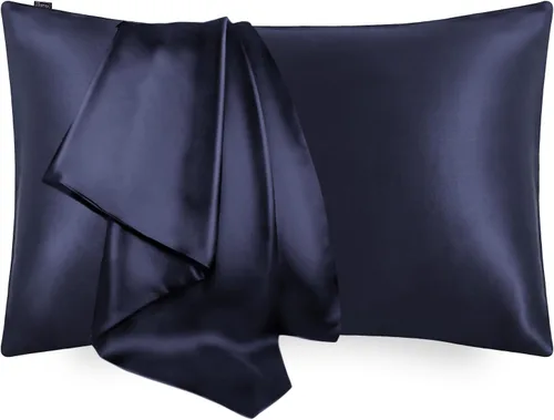 Miniatura 12 de LILYSILK Funda de almohada 100% de seda, 1 pieza de 0.984 in, funda de almohada pura para cabello y piel, sobre terse de doble cara, seda Charmeuse