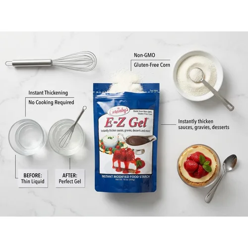 Miniatura 8 de Cornaby's E-Z Gel - Espesante instantáneo para alimentos, 5 libras, almidón de maíz sin OMG para salsas, sopas, salsas, postres y aderezos