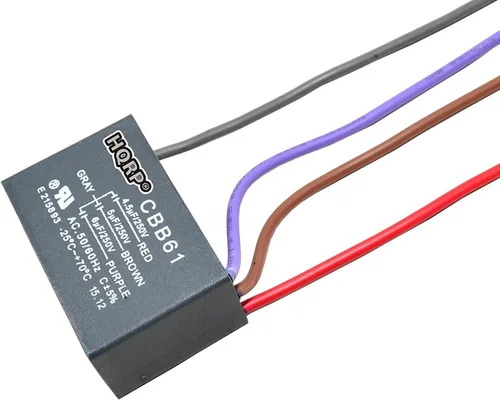 HQRP Condensador compatible con ventilador de techo Hampton Bay 4.5uf+5uf+6uf 4-Wire CBB61