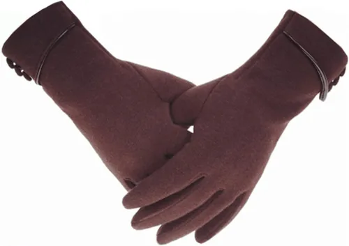 Miniatura 49 de Tomily - Guantes de forro polar para mujer con pantalla táctil