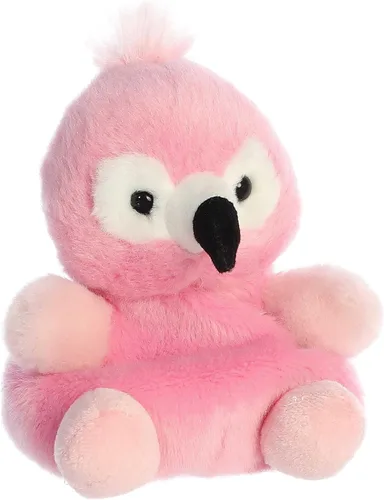 Miniatura 3 de Aurora® Adorable Palm Pals™ Pinky Flamingo™ Animal de peluche, diversión de bolsillo, juego sobre la marcha, rosa, 5 pulgadas