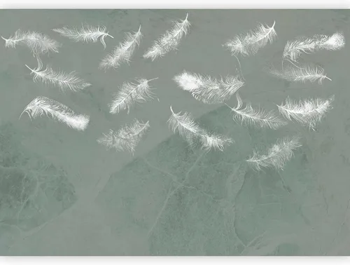 Miniatura 15 de artgeist Mural de pared de plumas de 98 x 69 pulgadas, tamaño XXL, no tejido, de forro polar, para decoración de pared, impresión fotográfica, #10