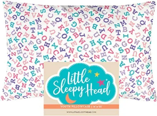 Miniatura 81 de Little Sleepy Head Funda de almohada para niños pequeños, 100% algodón y funda de almohada hipoalergénica para almohada de niños pequeños, funda