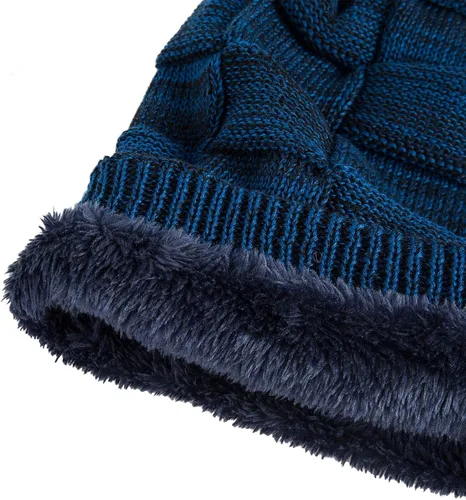 Miniatura 3 de REDESS Gorro para hombre y mujer gorro de invierno cálido gorro de punto holgado grueso