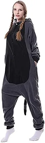 Miniatura 4 de Pijama unisex para adultos, para disfraz de mapache, disfraz de Halloween