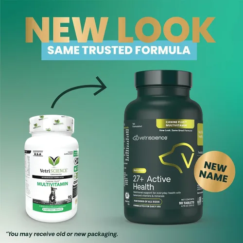 Miniatura 2 de VETRISCIENCE Canine Plus MultiVitamina para Perros - Suplemento vitamínico recomendado por veterinarios - Apoya el estado de ánimo, la piel