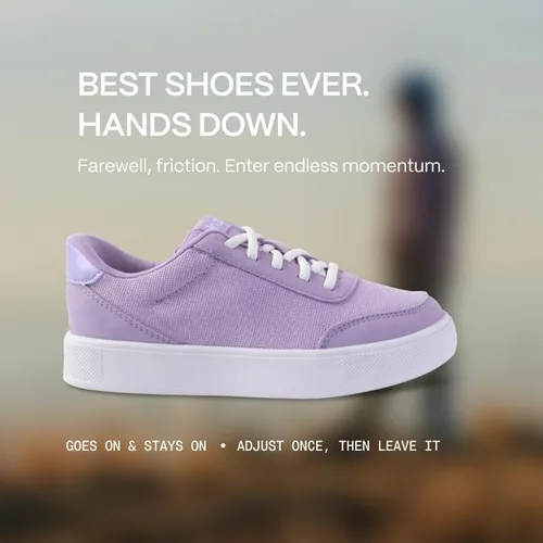 Miniatura 2 de Kizik Zapatos para niños zapatos cómodos de lona transpirable y gamuza de Praga, zapatos cómodos de manos libres Zapatos casuales para niños sin