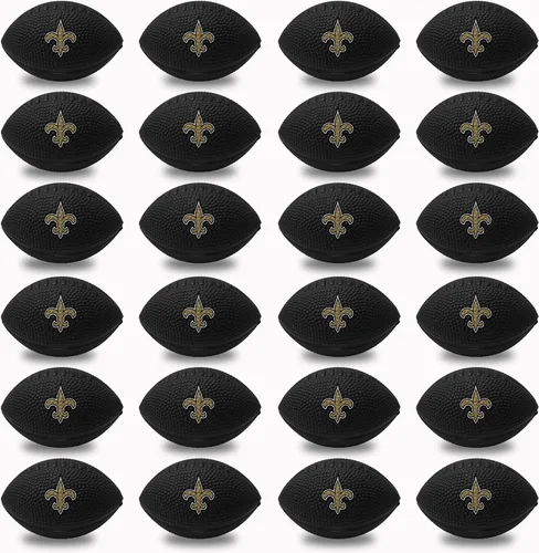 Miniatura 9 de Franklin Sports NFL - Pelotas antiestrés de equipo, paquete de 24 unidades de fútbol a granel, bolas antiestrés esponjosas para adultos y niños