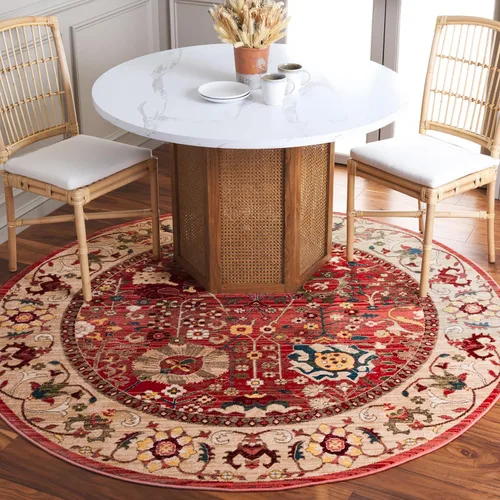 Miniatura 6 de SAFAVIEH Kashan Collection - Alfombra de área de 2 x 3 pies, color beige y gris pardo, diseño oriental tradicional, no desprende pelusa y de fácil