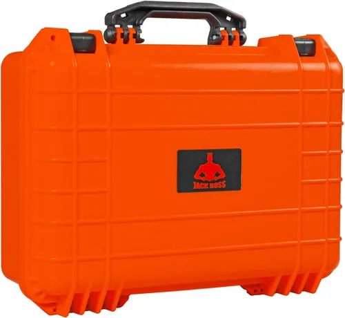 Miniatura 9 de Jack Boss Funda rígida de 18 x 13.8 x 8 pulgadas, funda protectora portátil impermeable para cámara con espuma personalizable, compatible con Negro