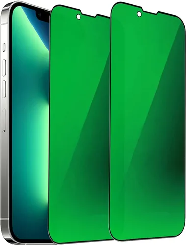 Miniatura 14 de Espejo de vidrio templado antiazul, protector de pantalla anti-espía, película antiespía para iPhone 11 Pro Max/iPhone XS Max, 6.5 pulgadas
