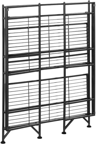 Miniatura 5 de Convenience Concepts Designs2Go - Estante para almacenamiento extra de 2 pisos, metal, plegable, Negro
