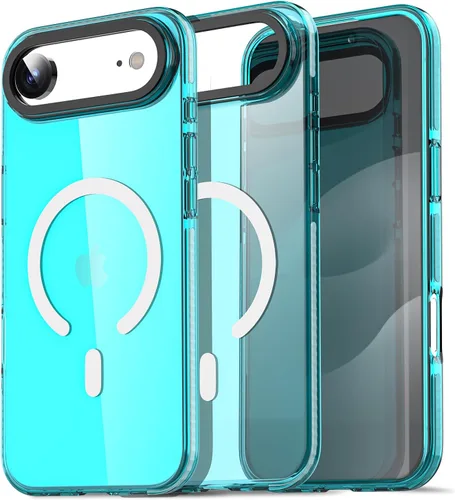 Miniatura 357 de AICase Funda protectora para iPhone 16 compatible con iPhone 16, delgada, ligera, transparente [no amarillenta] Diseño vibrante