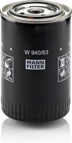 Mann Filter W940/63 - Filtro de aceite giratorio