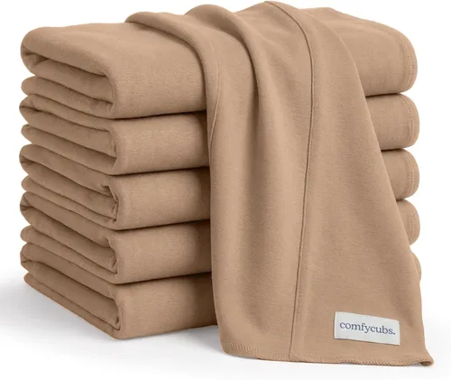 Miniatura 17 de Comfy Cubs - Juego de 10 paños para eructos de bebé - Grandes, 6 capas, 100% algodón ultraabsorbente para baba, saliva y desordenes de bebés recién