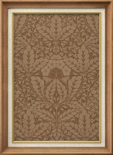 Miniatura 278 de MUDECOR Lienzo enmarcado prémium para pared, pinos nevados en bosque de invierno, ilustraciones modernas, arte contemporáneo, escénico, divertido