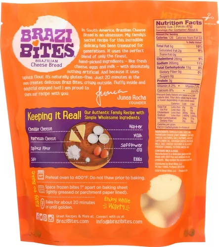 Miniatura 3 de Brazi Bites - Bocaditos de pan de queso brasileño, original, 11.5 onzas (congelado)